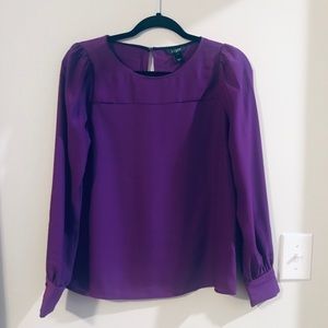 J Crew Purple Blouse XS